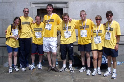 The Talkingnewspapers Team with their medals