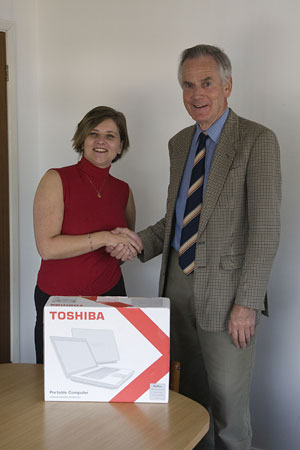 Competition winner Celia Harris 
