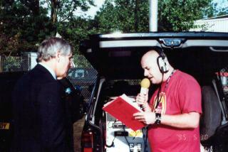 Tim McDonald begin interviewed