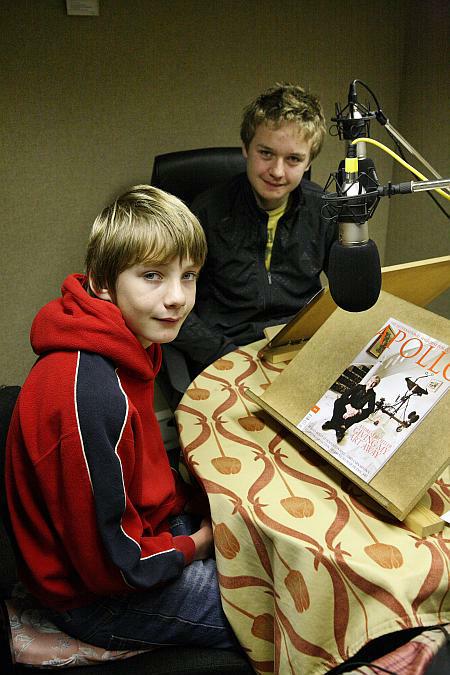 Andrew Goswell and his brother Robert test record Apollo magazine